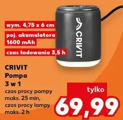 Kaufland CRIVIT Pompa 3 w 1 oferta