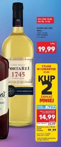 Kaufland Wino PORTA REI 1745 oferta