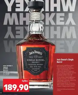 Kaufland JACK DANIEL'S SINGLE BARREL Whiskey oferta
