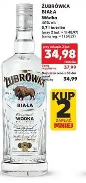 Kaufland ŻUBRÓWKA BIAŁA Wódka oferta
