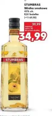 Kaufland STUMBRAS Wódka smakowa 40% alk. 0,5 l butelka oferta