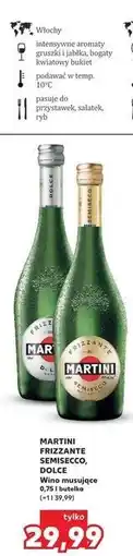Kaufland MARTINI FRIZZANTE SEMISECCO, DOLCE Wino musujące oferta