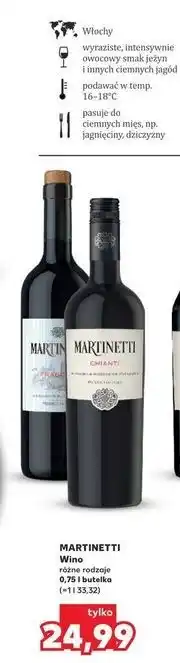 Kaufland Wino Martinetti oferta