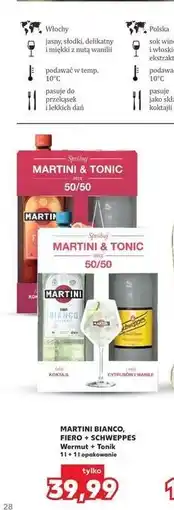 Kaufland MARTINI BIANCO, FIERO + SCHWEPPES Wermut + Tonik oferta