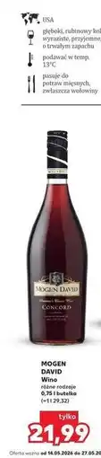 Kaufland Wino różne rodzaje 0,75 l butelka oferta
