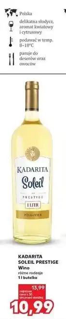 Kaufland Wino Kadarita Soleil Prestige oferta