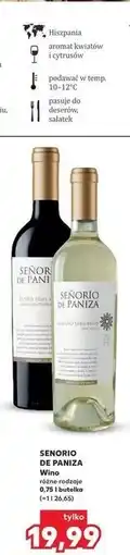 Kaufland SENORIO DE PANIZA Wino oferta