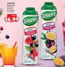 Kaufland TEISSEIRE Syrop zero grenadyna, marakuja 0,6 l puszka oferta