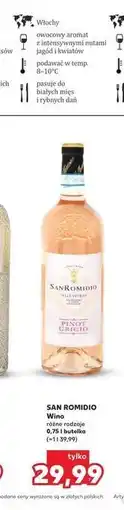 Kaufland Wino różne rodzaje SAN ROMIDIO oferta
