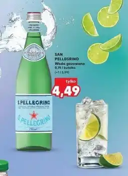 Kaufland SAN PELLEGRINO Woda gazowana 0,75 l butelka oferta