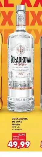 Kaufland ŻOŁĄDKOWA DE LUXE Wódka 40% alk. 1 l butelka oferta