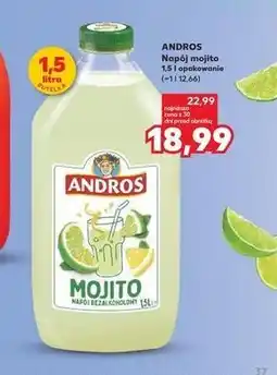 Kaufland ANDROS Napój mojito 1,5 l opakowanie oferta