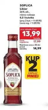 Kaufland SOPLICA Likier 26% alk., różne rodzaje 0,2 l butelka oferta