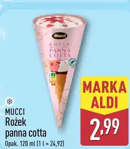 ALDI MUCCI Rożek panna cotta oferta