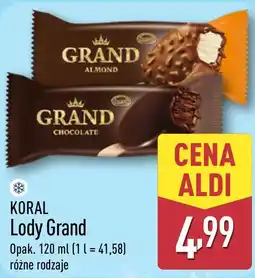 ALDI KORAL Lody Grand oferta