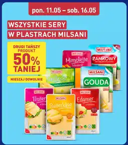 ALDI Wszystkie sery w plastrach Milsani oferta