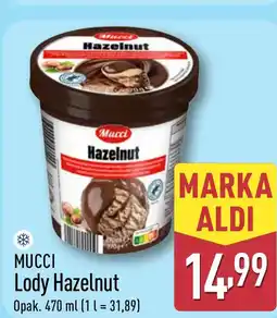 ALDI MUCCI Lody Hazelnut oferta