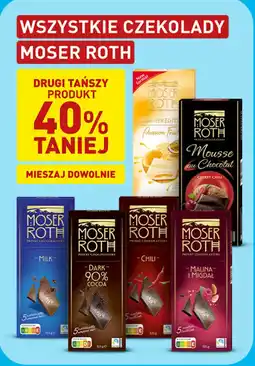 ALDI WSZYSTKIE CZEKOLADY MOSER ROTH oferta