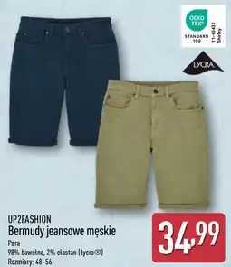 ALDI UP2FASHION Bermudy jeansowe męskie oferta