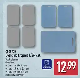 ALDI CROFTON Deska do krojenia 1/2/4 szt oferta