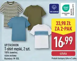 ALDI UP2FASHION T-shirt męski, 2 szt oferta