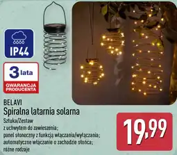 ALDI BELAVI Spiralna latarnia solarna oferta