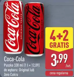 ALDI Coca-Cola Puszka oferta