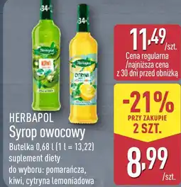 ALDI HERBAPOL Syrop owocowy suplement diety oferta
