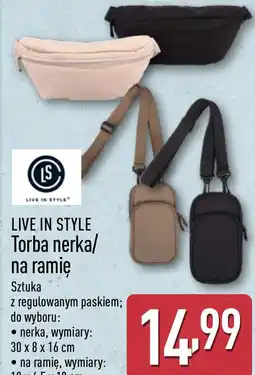 ALDI Torba nerka/na ramię LIVE IN STYLE oferta