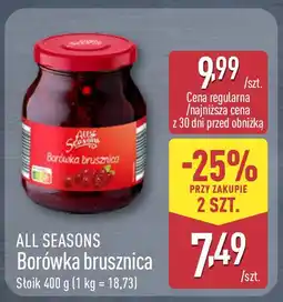 ALDI Borówka brusznica ALL SEASONS oferta