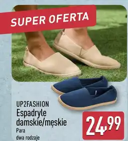 ALDI UP2FASHION Espadryle damskie/męskie oferta