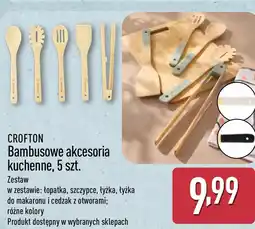 ALDI CROFTON Bambusowe akcesoria kuchenne, 5 szt oferta