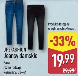 ALDI UP2FASHION Jeansy damskie oferta