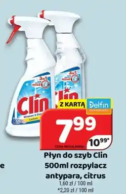 Delfin Płyn do szyb Clin oferta
