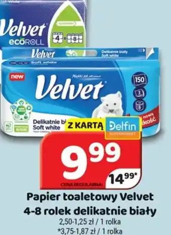 Delfin Papier toaletowy Velvet oferta