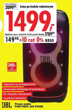 Media Expert Power audio JBL oferta