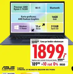 Media Expert Laptop ASUS oferta