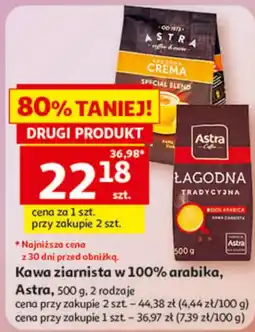 Auchan Kawa ziarnista Astra oferta