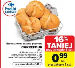 Carrefour Bułka pszenna Carrefour oferta
