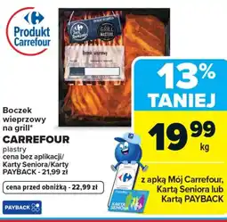 Carrefour Boczek wieprzowy Carrefour oferta
