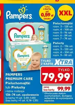 Kaufland Pieluchy Pampers Premium Care oferta