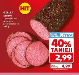 Kaufland Salami w ziołach prowansalskich Gzella oferta