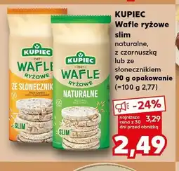 Kaufland Wafle ryżowe slim z czarnuszką KUPIEC oferta