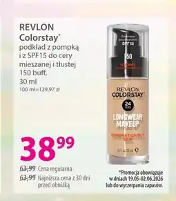 Hebe Podkład z pompką i z SPF15 do cery mieszanej i tłustej 150 buff REVLON Colorstay oferta