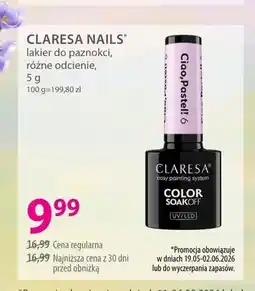 Hebe Lakier do paznokci CLARESA NAILS oferta