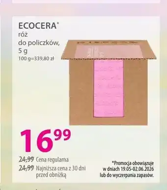 Hebe Róż do policzków ECOCERA oferta
