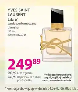 Hebe Woda perfumowana damska YVES SAINT LAURENT Libre oferta