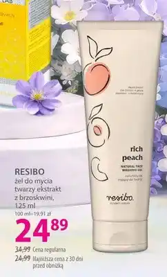 Hebe Żel do mycia twarzy ekstrakt z brzoskwini RESIBO oferta