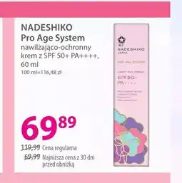 Hebe Nawilżająco-ochronny krem z SPF 50+ PA++++ NADESHIKO Pro Age System oferta