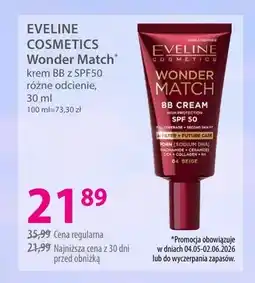 Hebe Krem BB z SPF50 EVELINE COSMETICS Wonder Match oferta